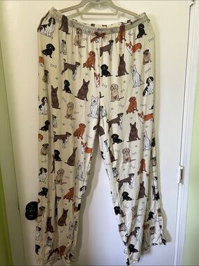 Sophie Sue Jammie Pants with Dogs, Corgi, spaniel, lab, hound. Size 2X